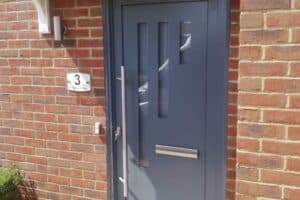 Aluminium front door in Seaford
