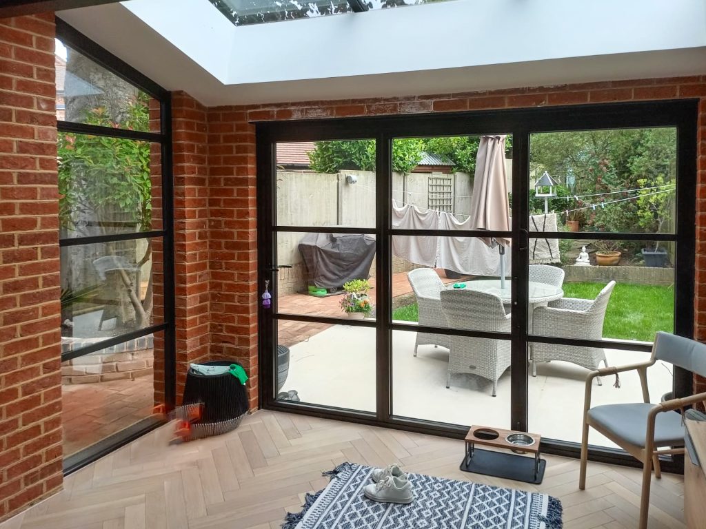 steel look patio doors8