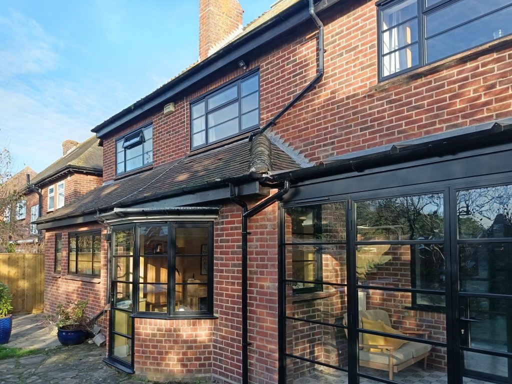 bay doors with french doors